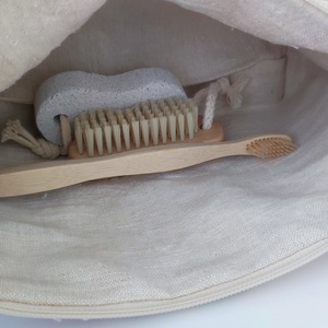 Szőttes kockás kozmetikai táska neszesszer - táska & tok - neszesszer - Meska.hu