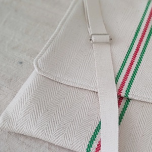 Természetes vászon tarisznya - magyaros hangulatú - táska & tok - kézitáska & válltáska - tarisznya - Meska.hu