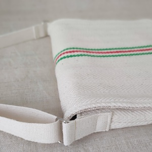 Természetes vászon tarisznya - magyaros hangulatú - táska & tok - kézitáska & válltáska - tarisznya - Meska.hu