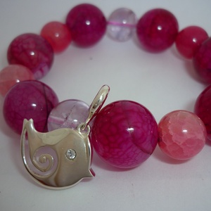 Csicsergő ezüst madár medál -  - Meska.hu