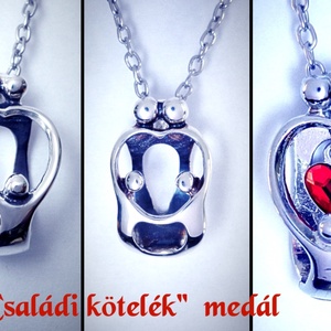 Családi kötelék  ezüst medál -  - Meska.hu