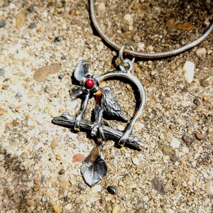 Madár medál -  - Meska.hu