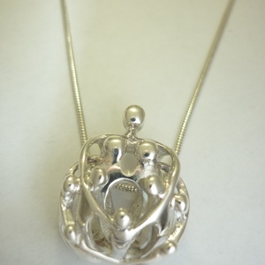 Ezüst medál GyermekÓvó - ékszer - nyaklánc - medál - Meska.hu