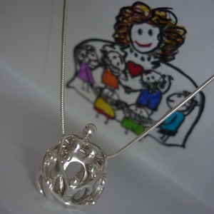 Ezüst medál GyermekÓvó - ékszer - nyaklánc - medál - Meska.hu