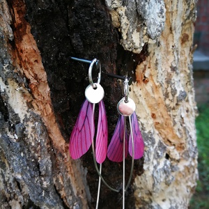 Ezüst fülbevaló fátyolka -  - Meska.hu