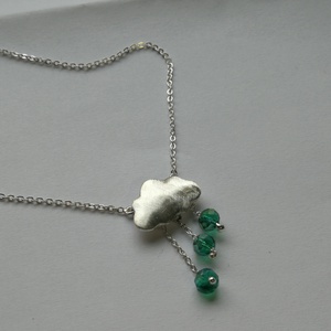 Felhő medál - ékszer - nyaklánc - medálos nyaklánc - Meska.hu