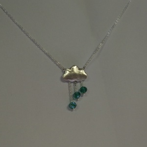 Felhő medál - ékszer - nyaklánc - medálos nyaklánc - Meska.hu