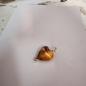 Aranyszív medál - ékszer - Meska.hu