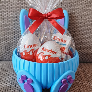 Nyuszis tartó - ünnepi díszek, dekorációk - húsvéti díszek és dekorációk - húsvéti kosár - Meska.hu