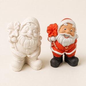 Mikulás (batyus) kerámiapor figura � natúr vagy festett - otthon & életmód - dekoráció - dekoratív figurák és szobrok - Meska.hu
