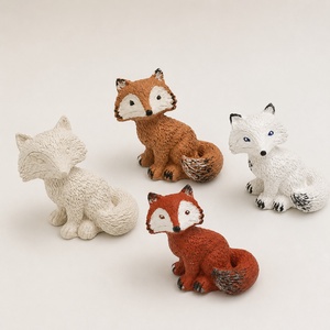 Róka kerámiapor figura � natúr vagy festett - otthon & életmód - dekoráció - dekoratív figurák és szobrok - Meska.hu