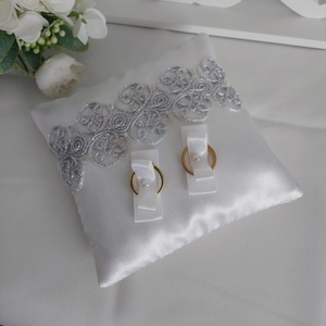 Gyűrűpárna, Esküvő, Kiegészítők, Gyűrűtartó & Gyűrűpárna, Varrás, MESKA