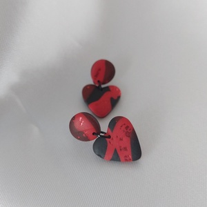 Fülbevaló, Ékszer, Fülbevaló, Lógó fülbevaló, Gyurma, MESKA