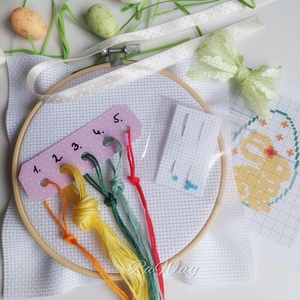 Hímzőkeszlet - diy (csináld magad) - szabásminta, útmutató - hímzés minta - Meska.hu