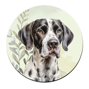 Fekete-fehér angol pointer portré mintás bögre alátét, Otthon & Életmód, Konyhafelszerelés, tálalás, Tálalás, Tányér- és poháralátét, , MESKA