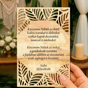 Szülőköszöntő tábla édesanyáknak és édesapáknak � modern esküvői emlék dekoráció - Meska.hu