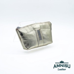 Arany egy cipzáras egyenes swarovski köves kulcstartó E2006, , , MESKA