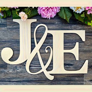 Esküvői hátfal dekoráció monogram  - Meska.hu