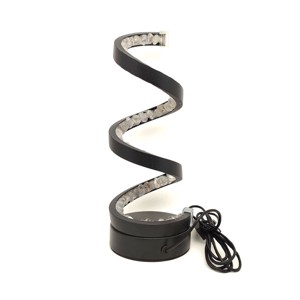 Hegyikristály dobcsiszolat spirál torony ásvány hangulatlámpa 25 cm - Meska.hu