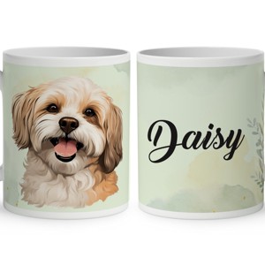 Névvel kérhető - Barna Havanese portré mintás bögre, Otthon & Életmód, Konyhafelszerelés, tálalás, Tálalás, Bögre & Csésze, , MESKA