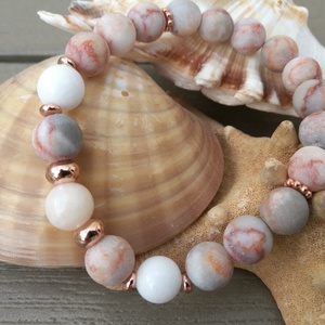 ŐSZI AKCIÓ!!! Selyemkő karkötő -  - Meska.hu