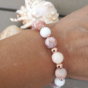 ŐSZI AKCIÓ!!! Selyemkő karkötő -  - Meska.hu