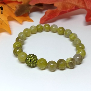 Sárga kvarc ásványkarkötő peridot színű shamballa gyönggyel - ékszer - karkötő - gyöngyös karkötő - Meska.hu Sárga kvarc ásványkarkötő peridot színű shamballa gyönggyel - ékszer - karkötő - gyöngyös karkötő - Meska.hu