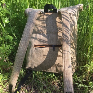 Textil vegán hátizsák  - táska & tok - hátizsák - hátizsák - Meska.hu
