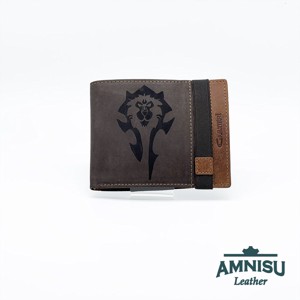 Sötét barna Horda-Ali mintás gumis férfi bőr pénztárca SHG65-horali - táska & tok - pénztárca & más tok - pénztárca - férfi pénztárca - Meska.hu