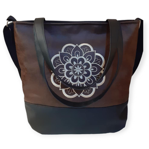 Mandala mintás táska -nagy méretű (4035 cm), Táska & Tok, Variálható táska, Varrás, MESKA