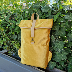 RE'A dizájn Summer Gold rolltop hátizsák  M méret - Meska.hu