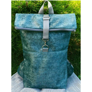 RE'A dizájn Abstract rolltop hátizsák  M méret - Meska.hu