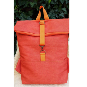 RE'A dizájn Orange rolltop hátizsák  M/L méret - Meska.hu