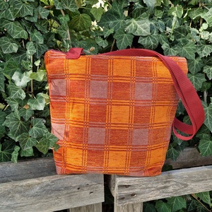 RE'A dizájn Orange Cubes válltáska , Táska & Tok, Hátizsák, Roll top hátizsák, Varrás, MESKA