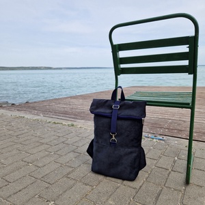RE'A dizájn Deep Ocean rolltop hátizsák  M méret - táska & tok - hátizsák - roll top hátizsák - Meska.hu
