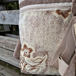 RE'A dizájn Flower 2. rolltop hátizsák  S/ M közötti méret - táska & tok - hátizsák - roll top hátizsák - Meska.hu
