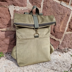 RE'A dizájn Moss rolltop hátizsák  S méret - táska & tok - hátizsák - roll top hátizsák - Meska.hu