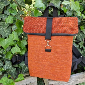 RE'A dizájn Brick Wall rolltop hátizsák  S méret, Táska & Tok, Hátizsák, Roll top hátizsák, Varrás, MESKA