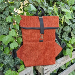 RE'A dizájn Rust rolltop hátizsák  S méret - táska & tok - hátizsák - roll top hátizsák - Meska.hu