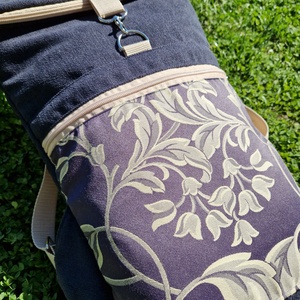 RE'A dizájn Renaissance Flowers 3. rolltop hátizsák - M méret - táska & tok - hátizsák - roll top hátizsák - Meska.hu