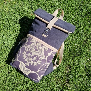 RE'A dizájn Renaissance Flowers 3. rolltop hátizsák - M méret - táska & tok - hátizsák - roll top hátizsák - Meska.hu