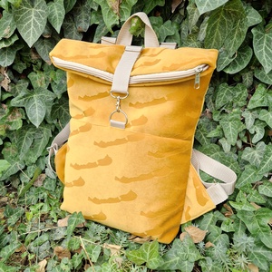 Full Balaton  sárga rolltop hátizsák - S méret - Meska.hu