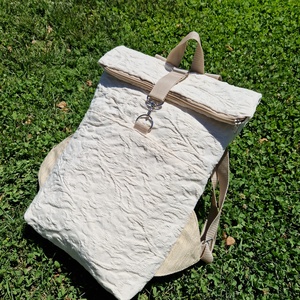 RE'A dizájn Soft Folklore rolltop hátizsák  M méret - táska & tok - hátizsák - roll top hátizsák - Meska.hu