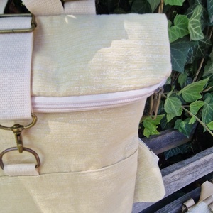 RE'A dizájn Desert Gold rolltop hátizsák  kisebb S méret - táska & tok - hátizsák - roll top hátizsák - Meska.hu