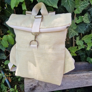 RE'A dizájn Desert Gold rolltop hátizsák  kisebb S méret - táska & tok - hátizsák - roll top hátizsák - Meska.hu