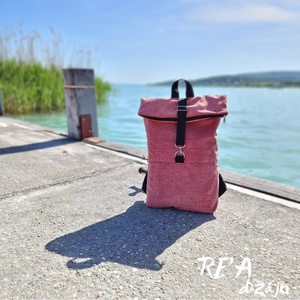 RE'A dizájn Coral rolltop hátizsák  M méret, Táska & Tok, Hátizsák, Roll top hátizsák, Varrás, MESKA