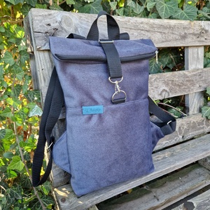 RE'A dizájn Steel Blue hátizsák  S méret, Táska & Tok, Hátizsák, Roll top hátizsák, Varrás, MESKA