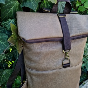 RE'A dizájn Steel Blue hátizsák  M/L közötti méret - táska & tok - hátizsák - roll top hátizsák - Meska.hu