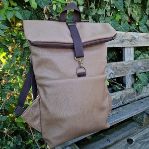 RE'A dizájn Steel Blue hátizsák  M/L közötti méret, Táska & Tok, Hátizsák, Roll top hátizsák, Varrás, MESKA