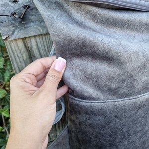 RE'A dizájn Gray Marble rolltop hátizsák  M méret - táska & tok - hátizsák - roll top hátizsák - Meska.hu